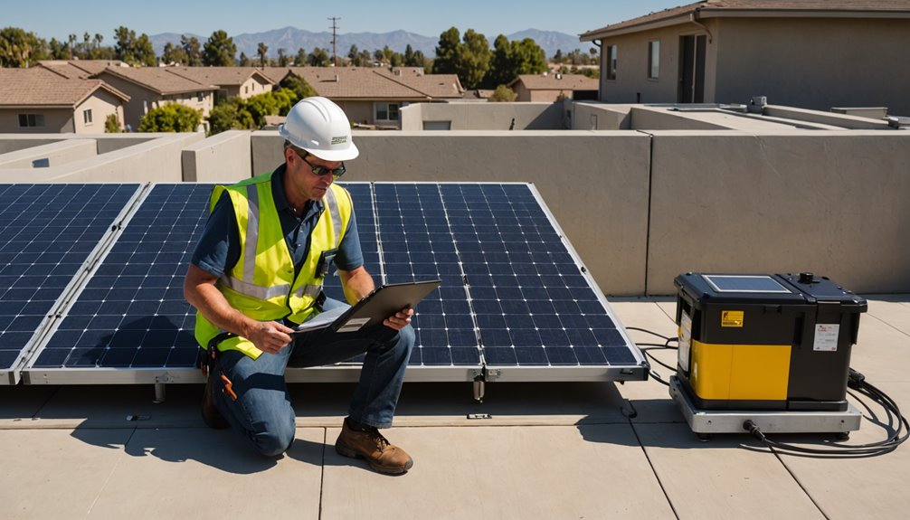 california solar battery permits